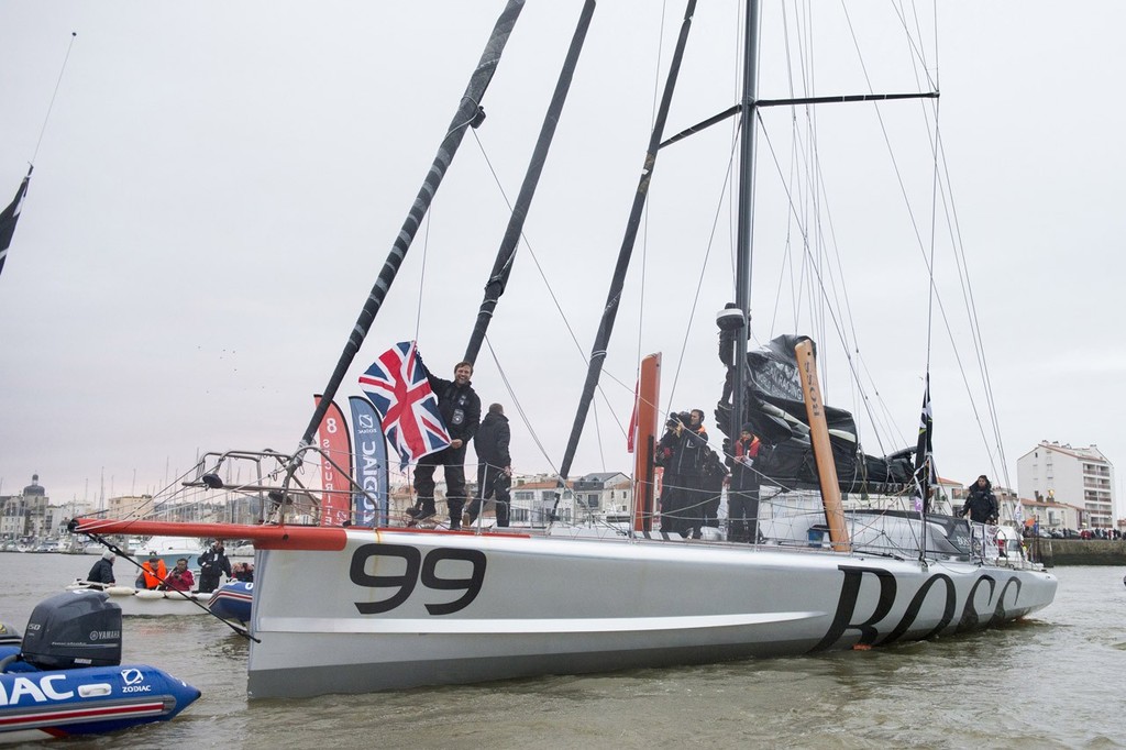 Vendeee Globe finish for Alex Thomson (GBR) / Hugo Boss after 80D 19H 23MN 43SEC / 3rd for podium © Vincent Curutchet / DPPI / Vendée Globe 