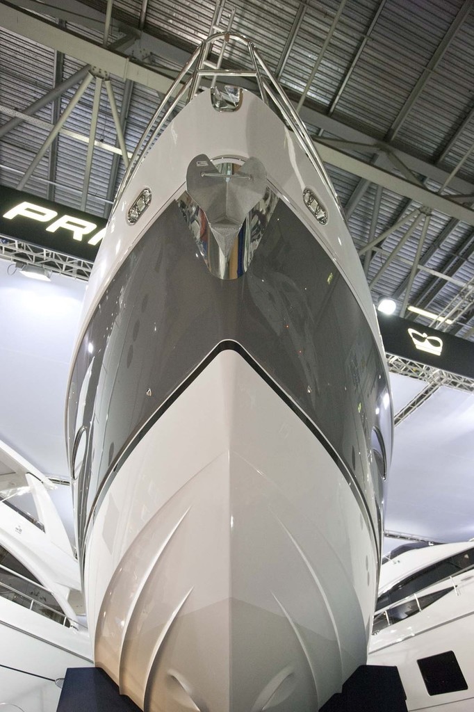 The Princess Yachts stand at the Tullett Prebon London Boat Show, ExCeL, London. © onEdition http://www.onEdition.com