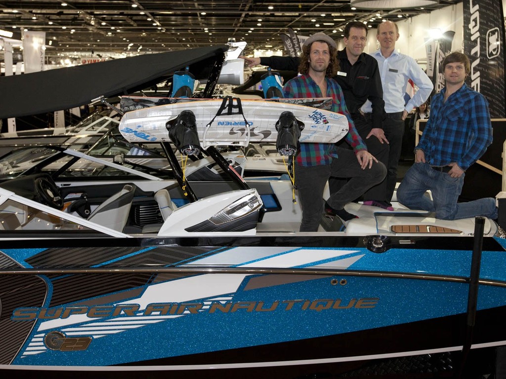 The launch of the new Nautique G23 Wake Boat, at the Tullett Prebon London Boat Show, ExCeL, London. photo copyright onEdition http://www.onEdition.com taken at  and featuring the  class