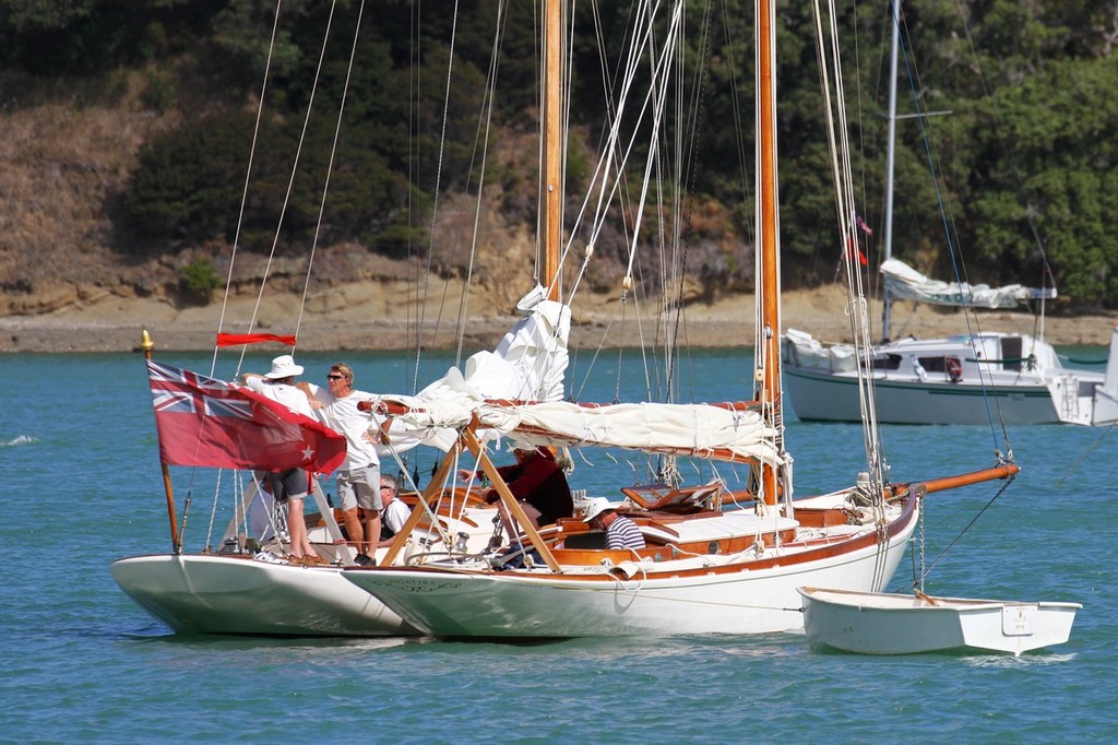 Prize (port)  and Ngatira - 2013 Mahurangi Regatta photo copyright Richard Gladwell www.photosport.co.nz taken at  and featuring the  class