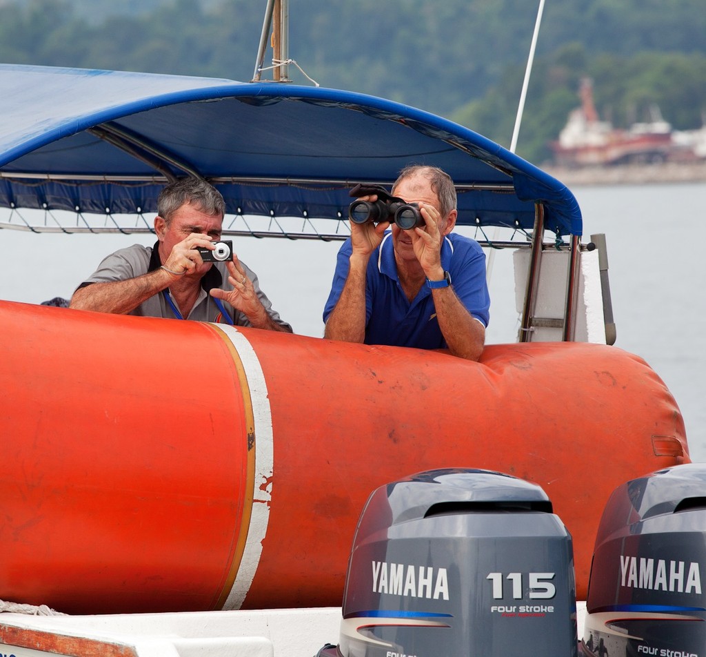 Royal Langkawi International Regatta 2013. I think there is some breeze over there... © Guy Nowell http://www.guynowell.com