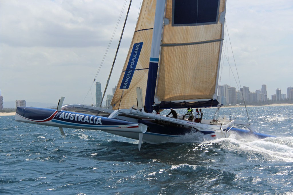 Team Australia prepares for record-breaking journey from Sydney to Hobart photo copyright Saltwater Images taken at  and featuring the  class