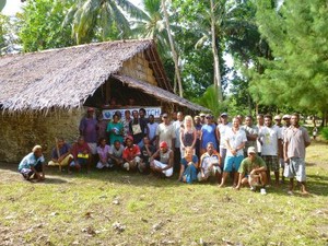 OceansWatch members wit the Reef Guardian teams in the Solomon Islands 2012 photo copyright Chris Bone taken at  and featuring the  class