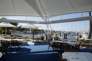 RQYS new cafe and bar pavilion photo copyright Mike Kenyon http://kenyonsportsphotos.com.au/ taken at  and featuring the  class