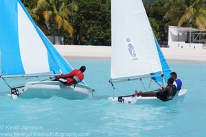Laser Picos provided by Antigua National Sailing Academy competed off Jolly Harbour&rsquo;s south beach as
part of the Jolly Harbour Valentine&rsquo;s Regatta and Rum Festival photo copyright  Kevin Johnson http://www.kevinjohnsonphotography.com/ taken at  and featuring the  class