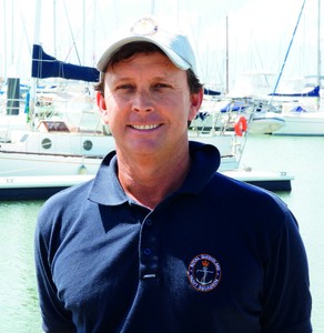 RQYS Club coach Adrian Finglas photo copyright Royal Queensland Yacht Squadron taken at  and featuring the  class