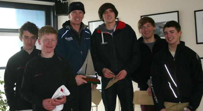 Top-3 Finishers at British 420 Winter Championships 2013 © GBR National 420 Class Association