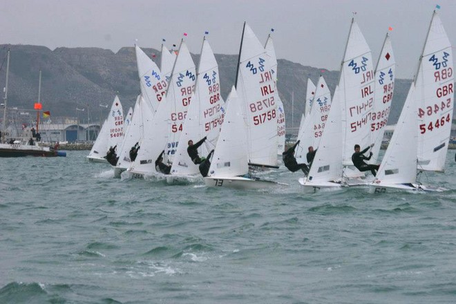Start – GBR 420 Winter Championships 2013 © Mike Riley