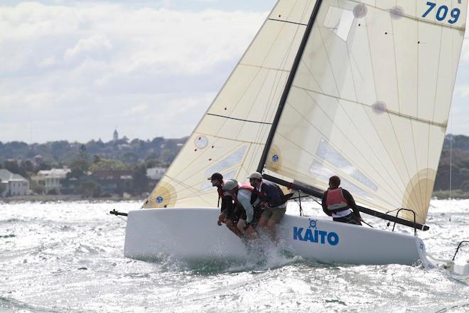 Reigning National Champion Kaito will have a local crew on board  - Australian Sports Boat Association National Championships 2013 © Teri Dodds http://www.teridodds.com