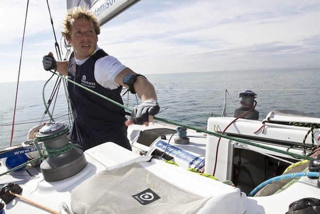 An experienced offshore sailor, Ed is looking forward to his first solo offshore race © Thierry Seray