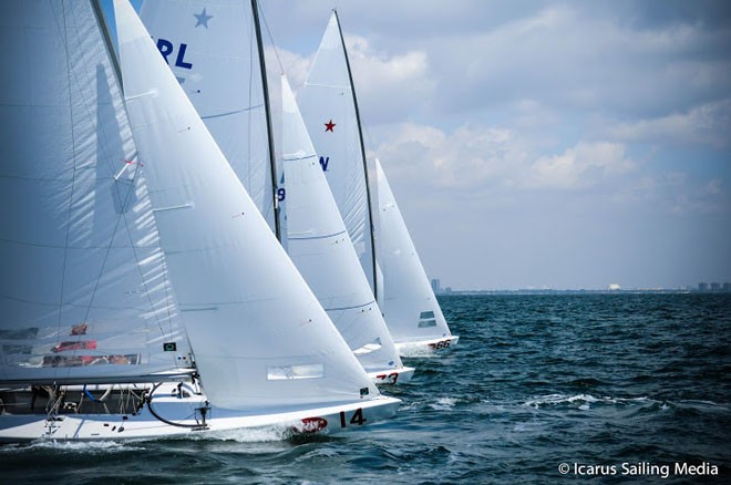 Star class in action during the 86th Bacardi Cup ©  Icarus Sailing Media http://www.icarussailingmedia.com/