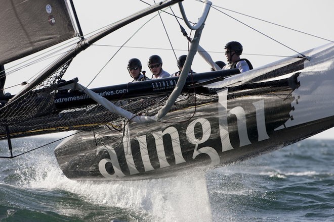 Alinghi - 2013 Extreme Sailing Series Act 1 © Lloyd Images http://lloydimagesgallery.photoshelter.com/
