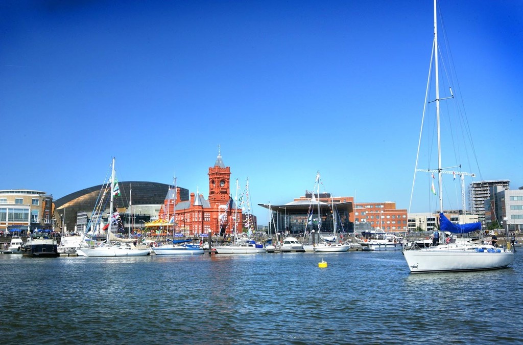 Cardiff Harbour, United Kingdom, where the 2017-18 edition of the Volvo Ocean Race will stop. photo copyright  Cardiff http://www.volvooceanrace.com/ taken at  and featuring the  class