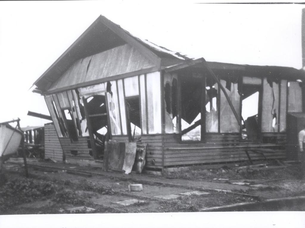 Clubhouse distroyed by fire , 18th august 1951. - Hobsons Bay Yacht Club, 125 years Anniversary photo copyright Kevin LeNepveu taken at  and featuring the  class
