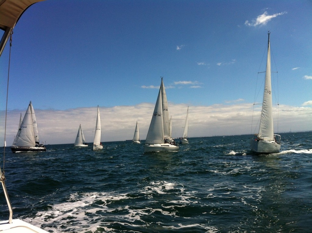 Beneteaus Battle it out on the bay photo copyright Creating Demand taken at  and featuring the  class
