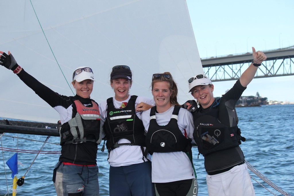 Winning crew, New Zealand Womens Match Racing Championship - Royal NZ Yacht Squadron photo copyright RNZYS Media taken at  and featuring the  class