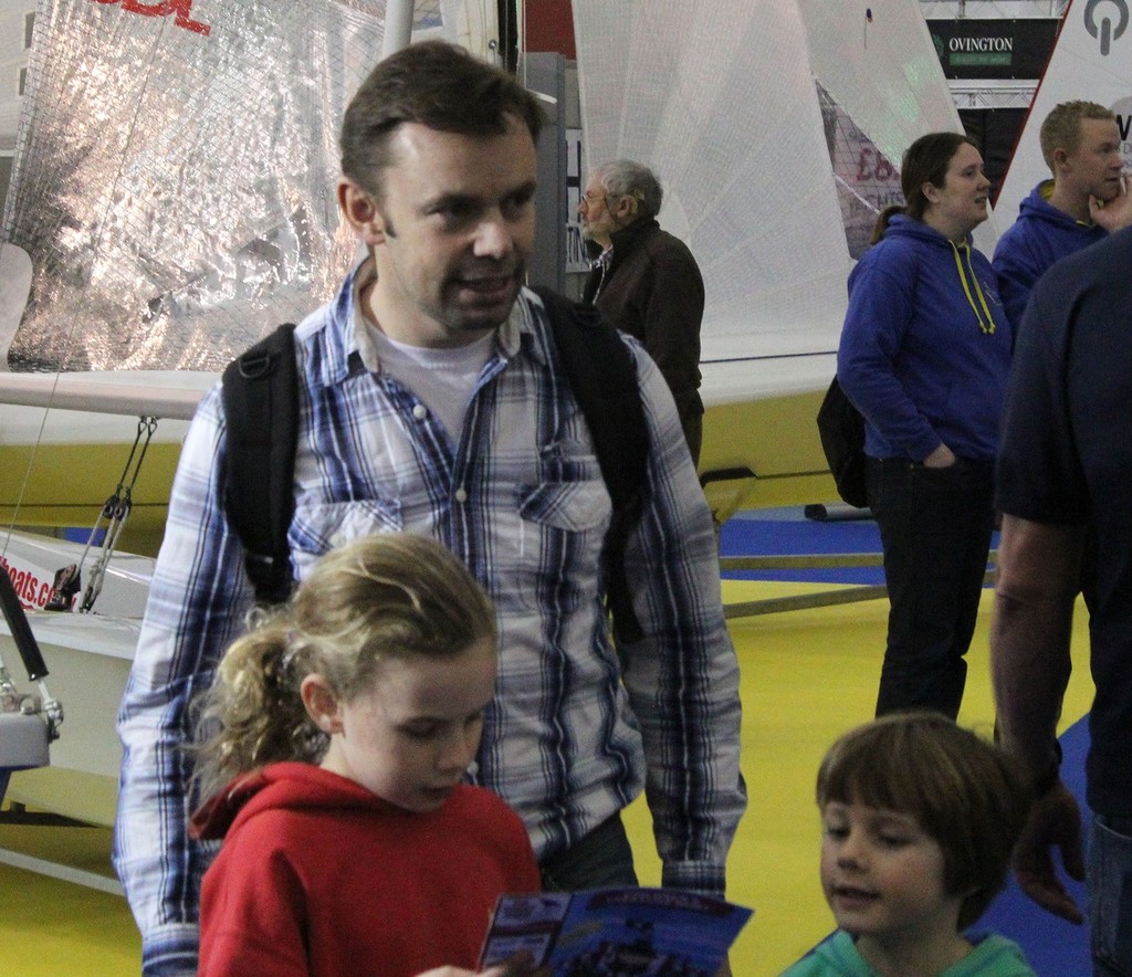 RYA Dinghy Show has lots of keen youngsters in attendance photo copyright Sail-World.com http://www.sail-world.com taken at  and featuring the  class