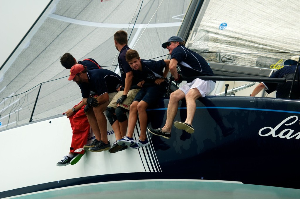 Sam Lambourne (2nd from right) F40 nationals - Australian Farr 40 Championship 2013 photo copyright Dane Lojek taken at  and featuring the  class