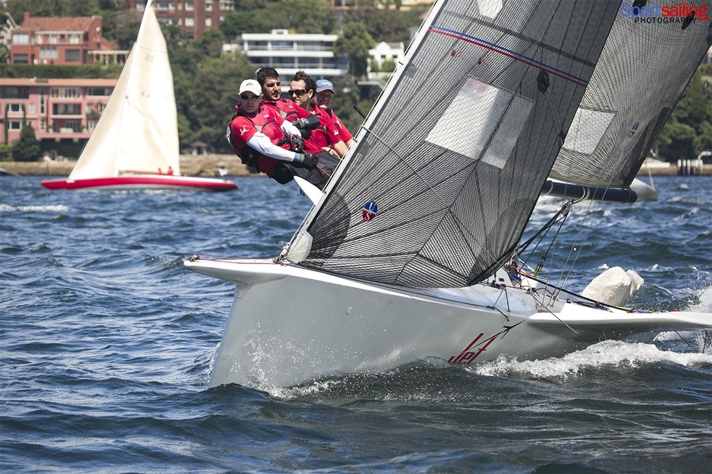 Jet came 2nd in the Super 30&rsquo;s series  - Helly Hansen Sydney Harbour Regatta 2013 photo copyright Beth Morley - Sport Sailing Photography http://www.sportsailingphotography.com taken at  and featuring the  class