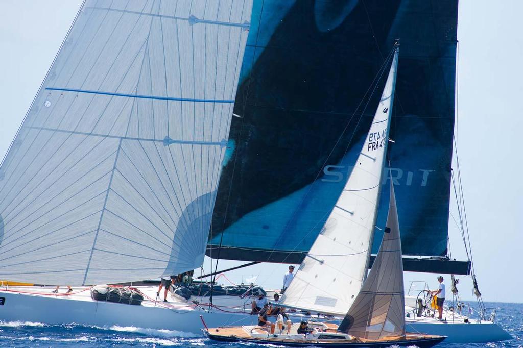 Last day in Saint Barth photo copyright Christophe Jouany / Les Voiles de St. Barth http://www.lesvoilesdesaintbarth.com/ taken at  and featuring the  class