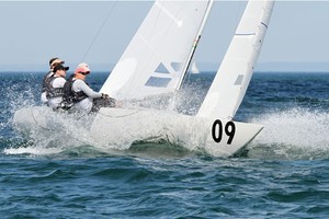 Team Barry made a splash on the scoreboard to mark their return. - Entire 2013 Etchells Victorian Championship photo copyright  Alex McKinnon Photography http://www.alexmckinnonphotography.com taken at  and featuring the  class