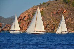 Racing past Pelican Point in the Caribbean Insurers Ltd Island Invitational photo copyright William Torrillo taken at  and featuring the  class