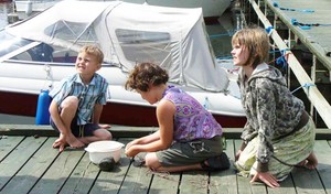 Dock safety - whether they are sailing or not photo copyright  SW taken at  and featuring the  class