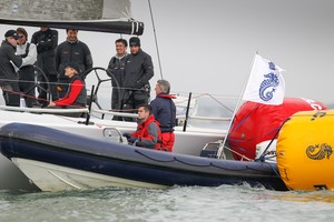Keronimo being coached at the RORC Easter Challenge 20122 photo copyright  Paul Wyeth / RORC taken at  and featuring the  class