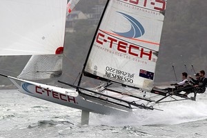 C-Tech New Zealand In the JJ Giltinan Trophy photo copyright Frank Quealey /Australian 18 Footers League http://www.18footers.com.au taken at  and featuring the  class