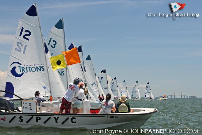 A start at Women’s Nationals - Women’s College Sailing Nationals Finals Day Two © John Payne