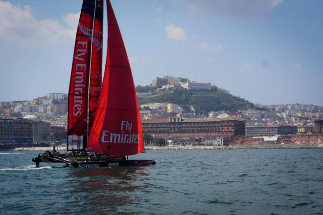  - Emirates Team NZ - Coastal Race, Naples Italy © Hamish Hooper/Camper ETNZ/Volvo Ocean Race