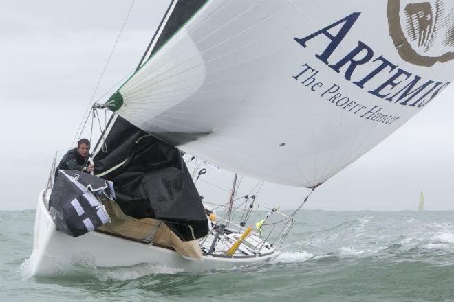 Artemis Offshore Academy graduate Sam Goodchild is the most experienced of the five British skipper that competed in the Solo Arrimer. Sam finished the 305nm race just outside of the top 10, taking 11th overall ahead of the professor himself, Michel Desjoyeaux.  © Guillaume Grange Audialog