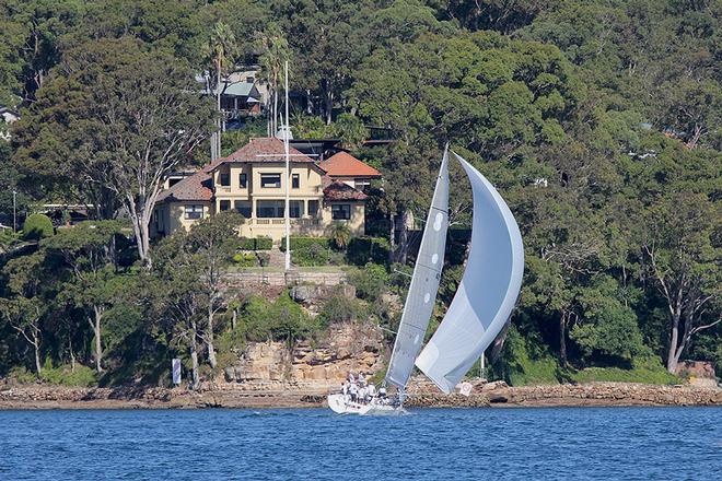 Alibi went back down to the bottom with clear intentions of winning, which they did. - Vicsail Pittwater Beneteau Cup ©  John Curnow