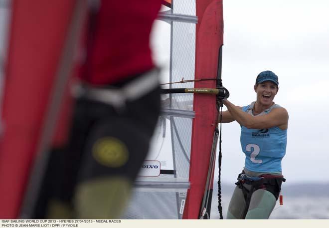 2013 ISAF Sailing World Cup: Medal Races, Women’s R:SX Bryony Shaw ©  Jean-Marie Liot /DPPI/FFV
