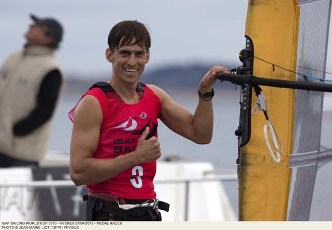 2013 ISAF Sailing World Cup: Medal Races, Men’s RS:X ©  Jean-Marie Liot /DPPI/FFV