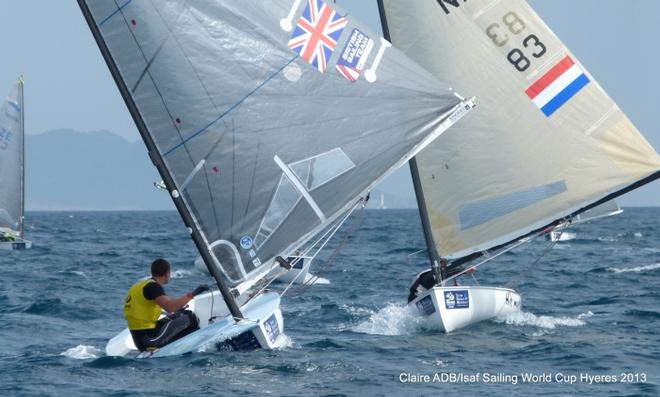 Gilles Scott (GBR) / NED 83 - HAGOORT Timo - 2013 Sailing World Cup Hyeres  ©  Jean-Marie Liot /DPPI/FFV