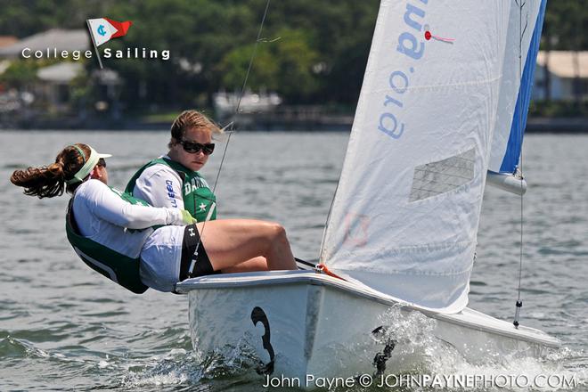 Dartmouth College leaders - Women's College Sailing Nationals Finals Day 3 © John Payne