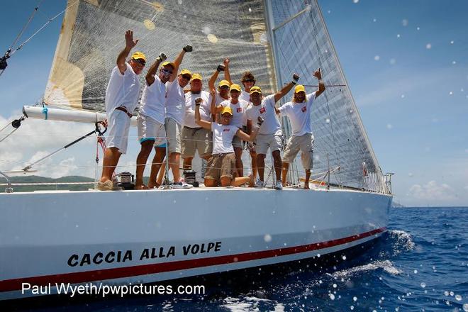 Winner: CSA 5, Caccia alla Volpe, one off, Carlo Falcone (Antigua/Italy) - Antigua sailing week 2013 © Paul Wyeth / www.pwpictures.com http://www.pwpictures.com