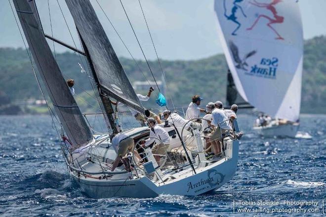 CSA 3 winner, Arethusa, Swan 42, Philip Lotz (USA) - Antigua sailing week 2013 © Tobias stoerkle