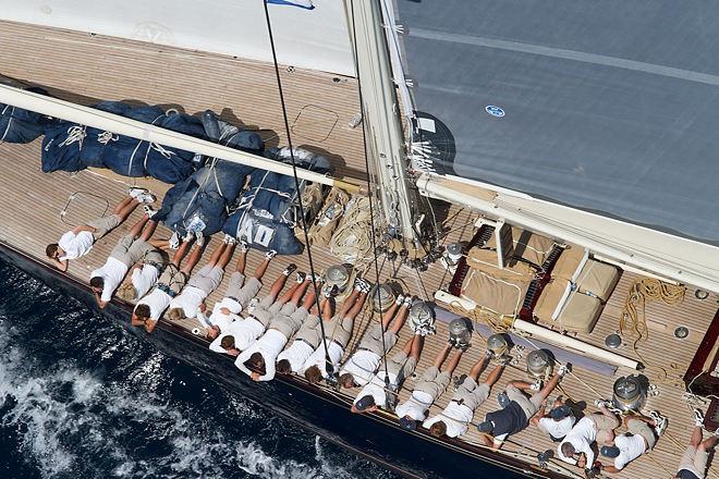 2013 Superyacht Cup Palma - J-Class aerial action © Ingrid Abery http://www.ingridabery.com