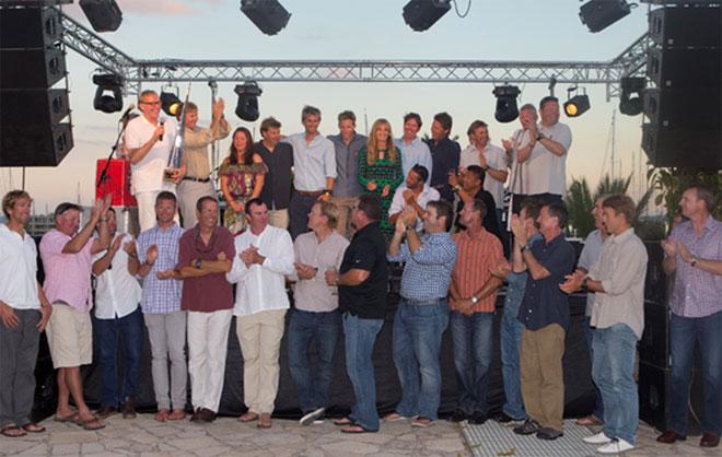 Superyacht Cup 2013 - Jim Clark and his Crew from Hanuman © Claire Matches http://www.clairematches.com