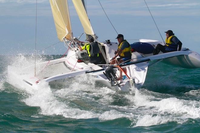 New Tricks takes off in the Passage Race © Teri Dodds