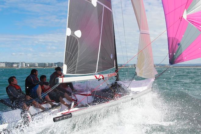 Rip it up literally did that today on the water - Sail Mooloolaba 2013 © Teri Dodds http://www.teridodds.com