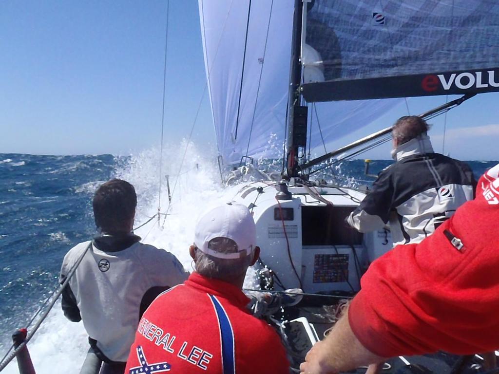 The General in action – Coventry Reef Race, November 2012. photo copyright Bernie Kaaks taken at  and featuring the  class