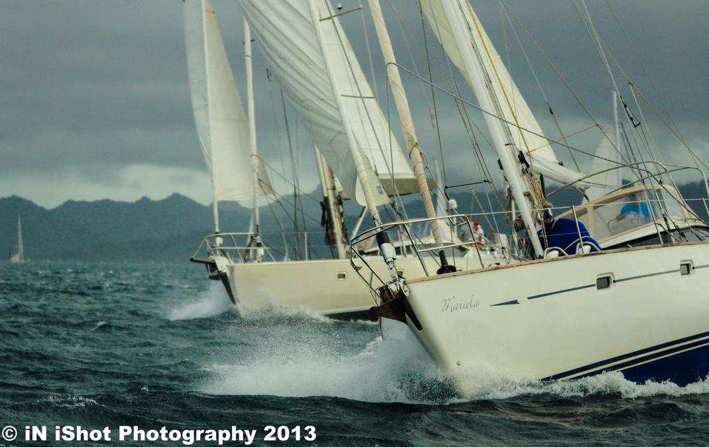 Oysters cracking in TPR X - Tahiti Pearl Regatta 10th Edition - Photography from iN iShot photo copyright Morgan Rogers taken at  and featuring the  class