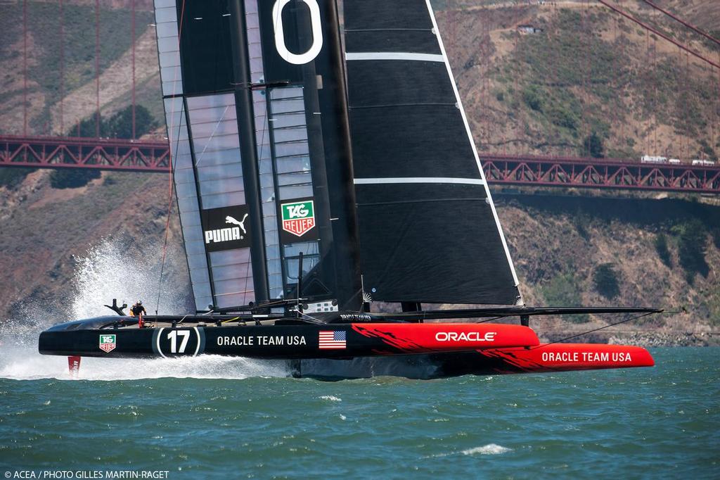 21/06/2013 - San Francisco (USA,CA) - 34th America’s Cup - Oracle, ETNZ, and Atemis train today on the Bay © ACEA/ Bob Grieser http://photo.americascup.com/