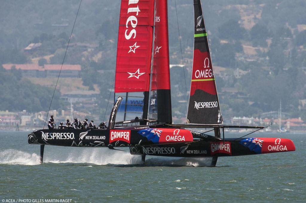 34th America&rsquo;s Cup -  Emirates Team NZ photo copyright ACEA/ Bob Grieser http://photo.americascup.com/ taken at  and featuring the  class