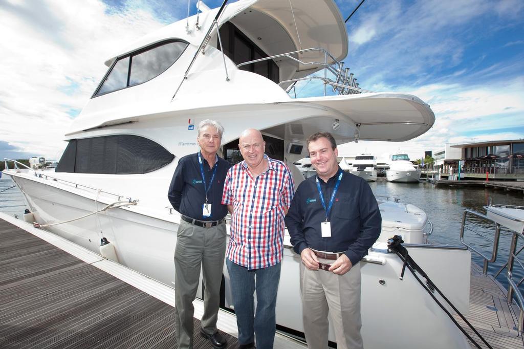 Barry Jenkins, Bill Barry-Cotter and Keith Allardice photo copyright Sanctuary Cove International Boat Show http://www.sanctuarycoveboatshow.com.au/ taken at  and featuring the  class