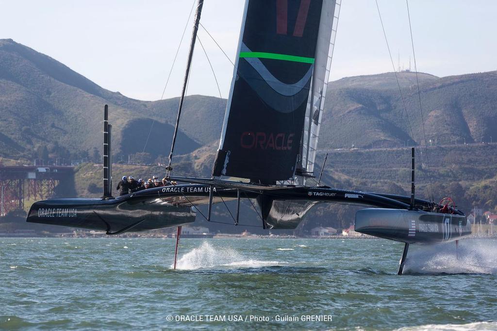 GG13-SFOMAR-02107 - Oracle Team USA March 2013  Training photo copyright Guilain Grenier Oracle Team USA http://www.oracleteamusamedia.com/ taken at  and featuring the  class