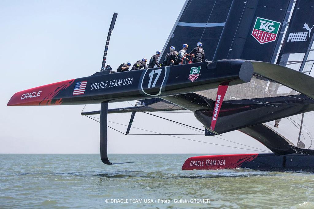 Boat 2 Sailing Day 2 / SFO April Testing Session / ORACLE TEAM USA / San Francisco (USA) / 01-05-2013 photo copyright Guilain Grenier Oracle Team USA http://www.oracleteamusamedia.com/ taken at  and featuring the  class